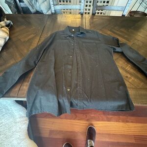 Men's Classic Black Shirt Jacket